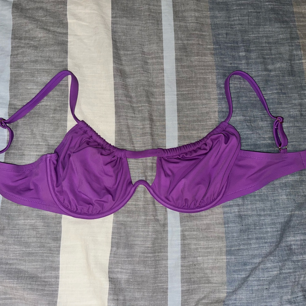 Shade & Shore Purple Bikini Top
